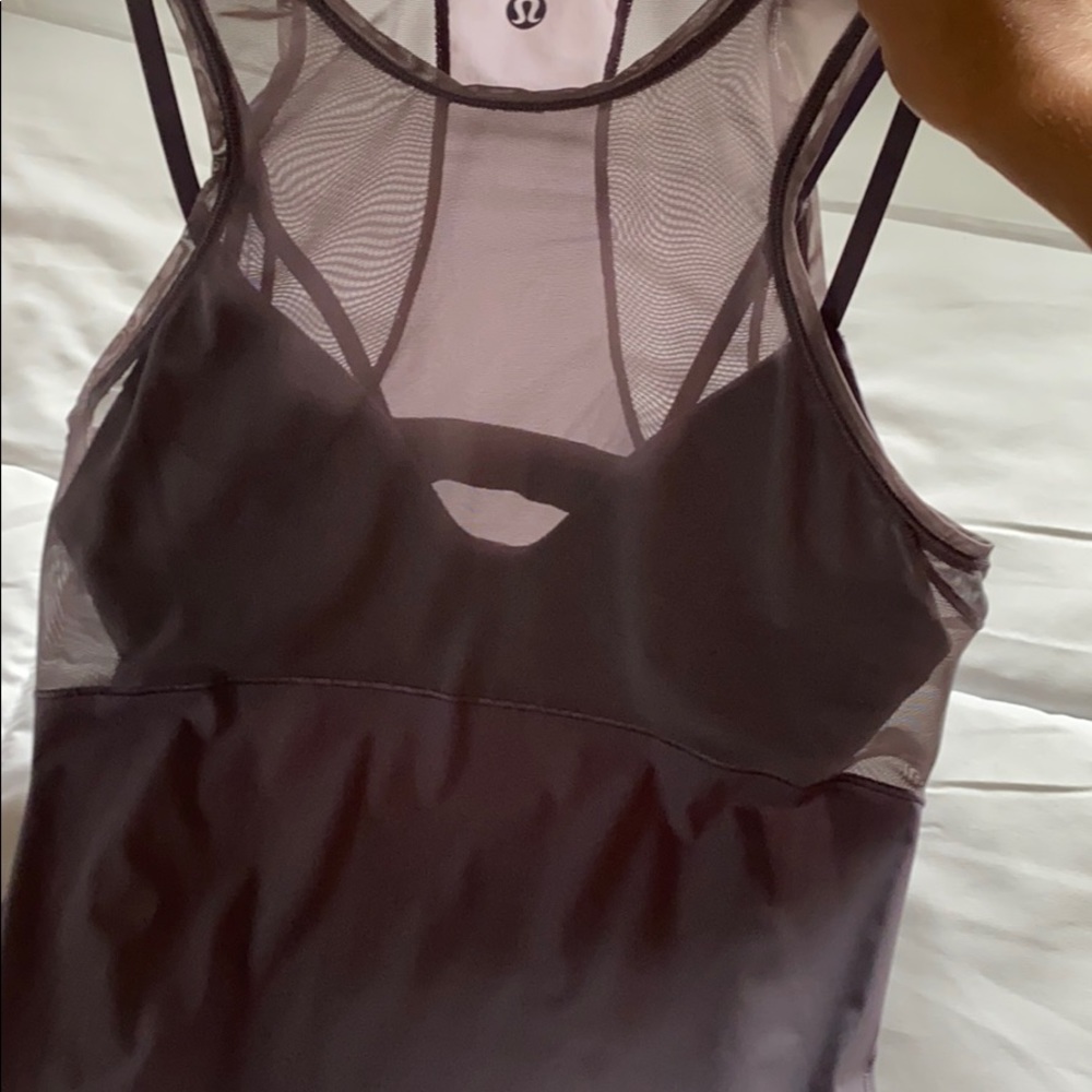 Lululemon Tank Bra Peaks Through